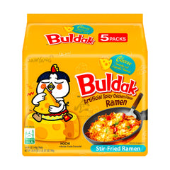 BULDAK HOT CHICKEN FLAVOR RAMEN CHEESE (5PCS X 140G) 8 x 700g SAMYANG
