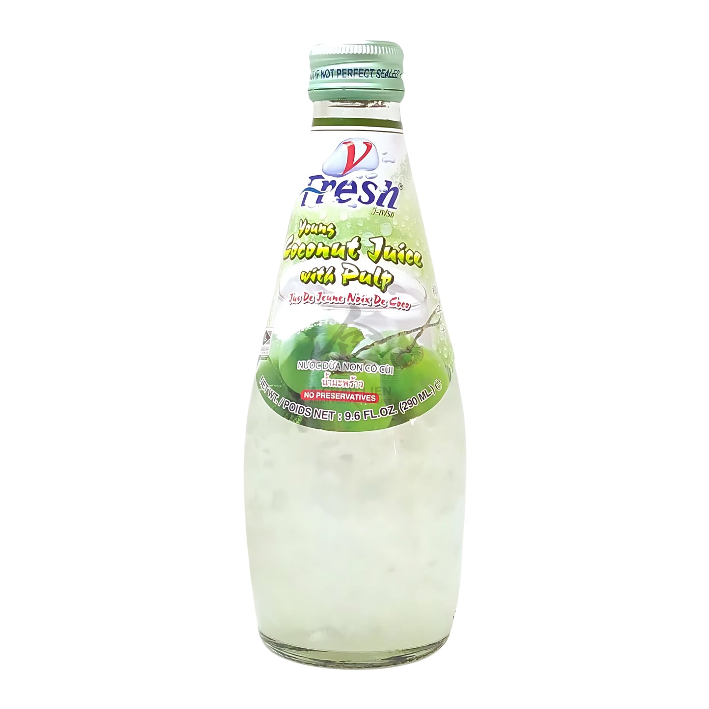 YOUNG COCONUT JUICE WITH PULP 24 x 298g V-FRESH