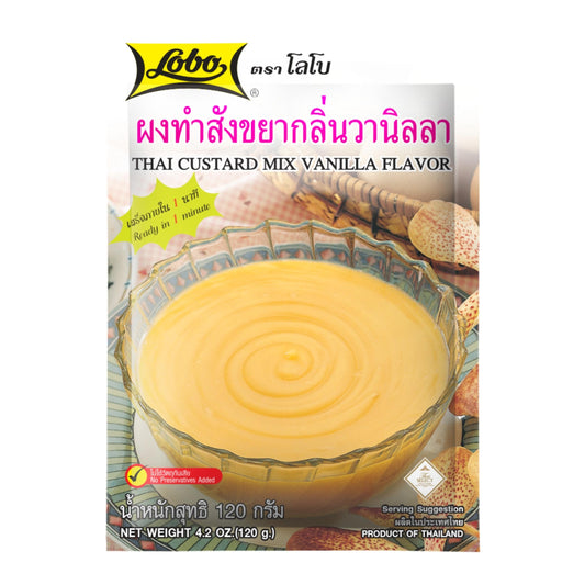 THAI CUSTARD MIX VANILLA FLAVOUR 24 x 120g LOBO