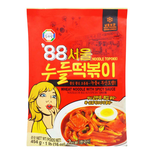 WHEAT NOODLE WITH SPICY SAUCE (TOPOKKI) 24 x 454g SURASANG