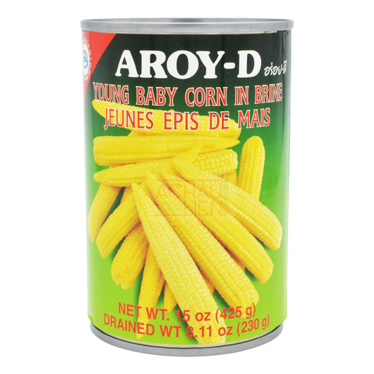 YOUNG BABY CORN IN BRINE 24 x 425g AROY-D