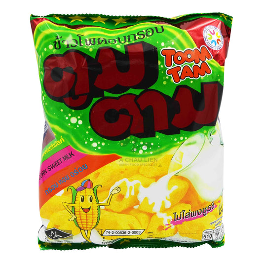 CORN SNACK SWEET MILK FLAVOUR 36 x 91g TOOM TAM
