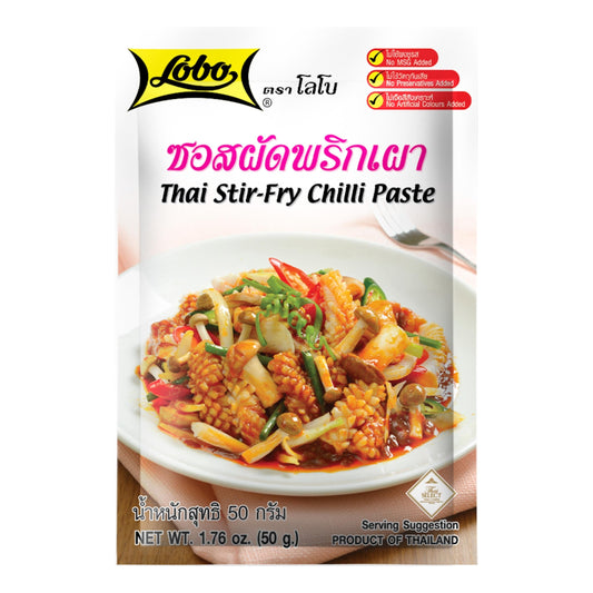 THAI STIR-FRY CHILLI PASTE 48 x 50g LOBO