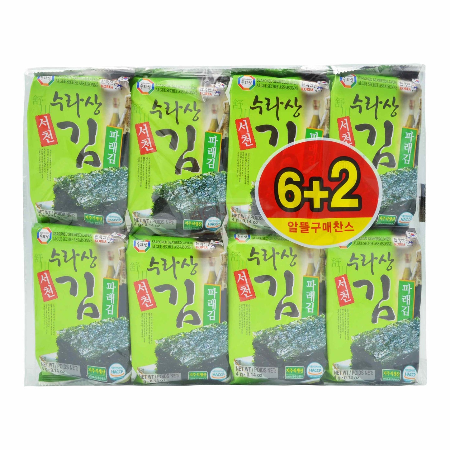 SEASONED SEAWEED LAVER 14 x 32g SURASANG