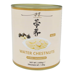 WATER CHESTNUT SLICE 6 x 2.95kg TWIN DRAGON