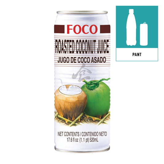ROASTED COCONUT JUICE 24 x 520ml FOCO W/〈PANT〉