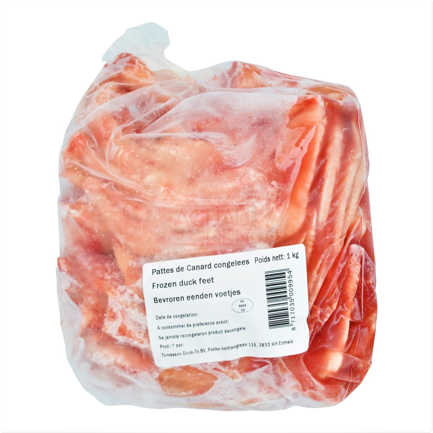 FROZEN DUCK FEET 10 x 1kg LUCKY DUCK