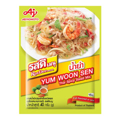 ROSDEE MENU THAI SPICY SALAD MIX YUM WOON SEN (10PCS X 40G) 10 x 400g AJINOMOTO