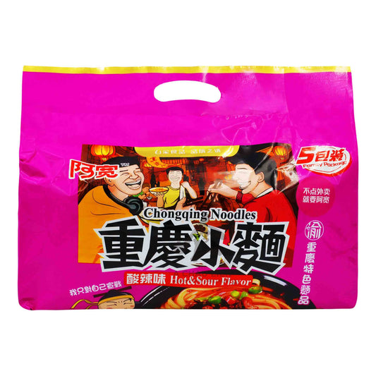 CHONGQING NOODLES HOT & SOUR FLAVOR 12 x 500g A-KUAN