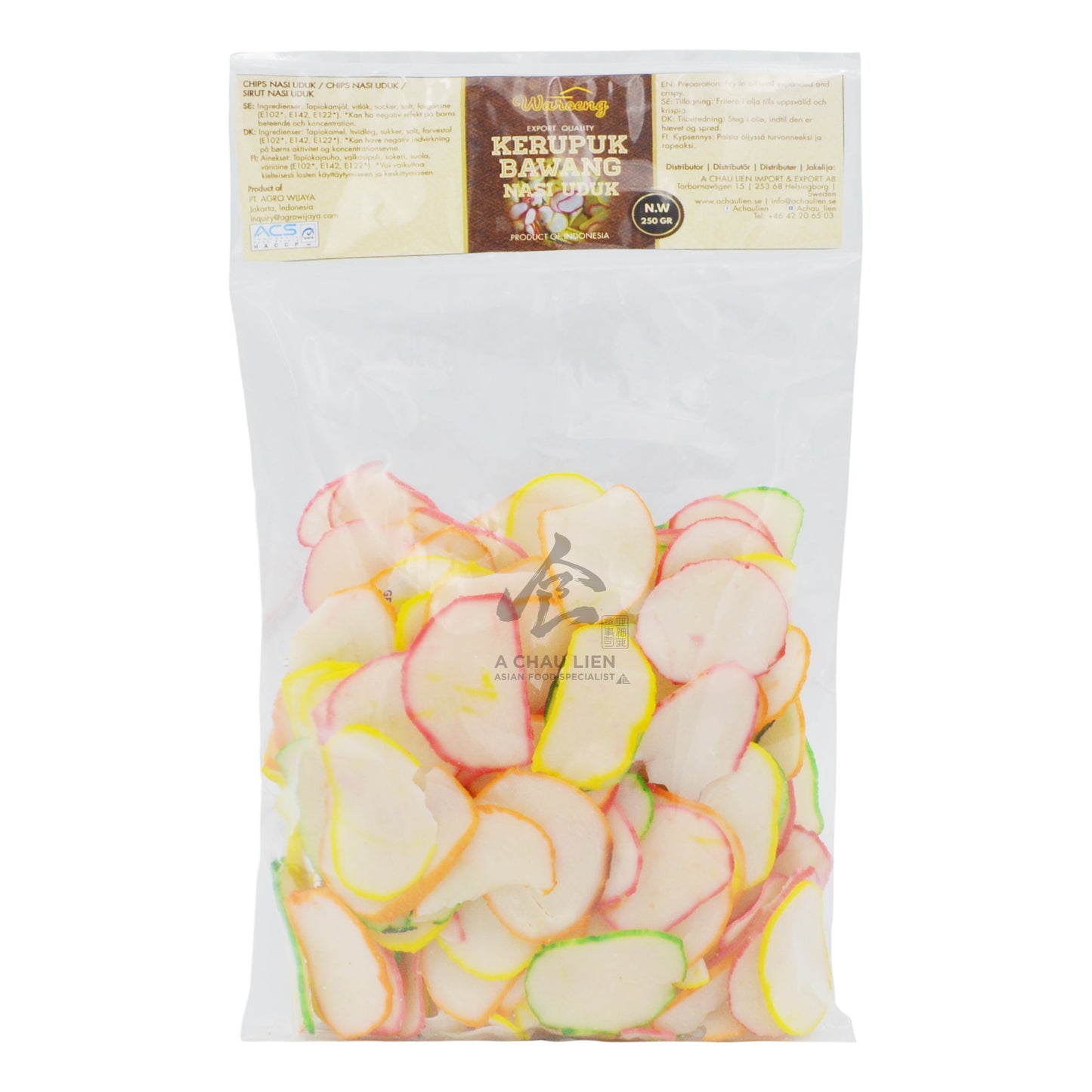 BAWANG NASI UDUK ASSORTED CRACKERS 20 x 250g WAROENG