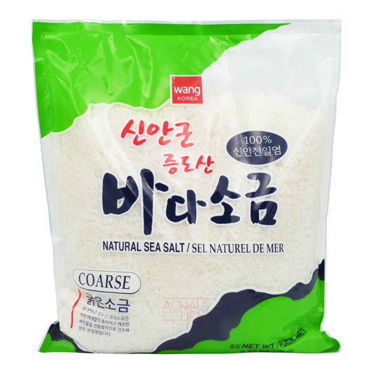 COARSE NATURAL SEA SALT 6 x 2.27kg WANG