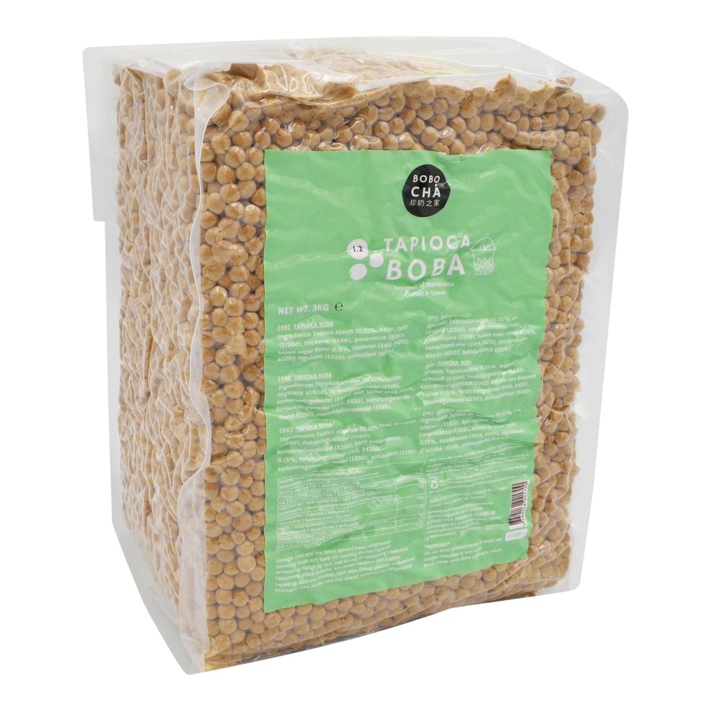 TAPIOCA BOBA (1.2) 6 x 3kg BOBO CHA