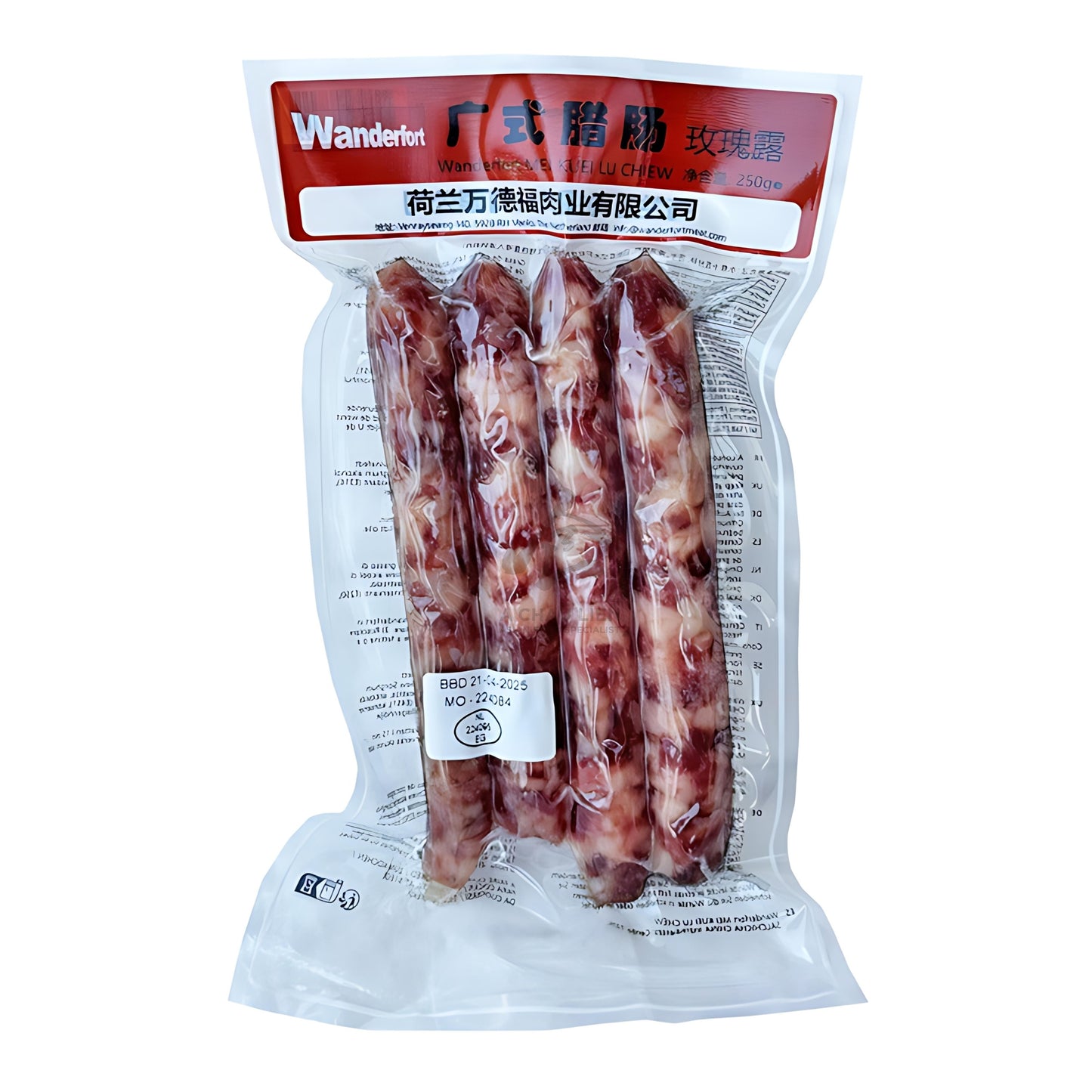 CANTONESE SAUSAGE 15 x 250g WANDERFORT