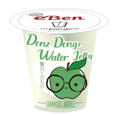 DONZ DONGZ WATER JELLY GREEN APPLE 24 x 200g E-BEN