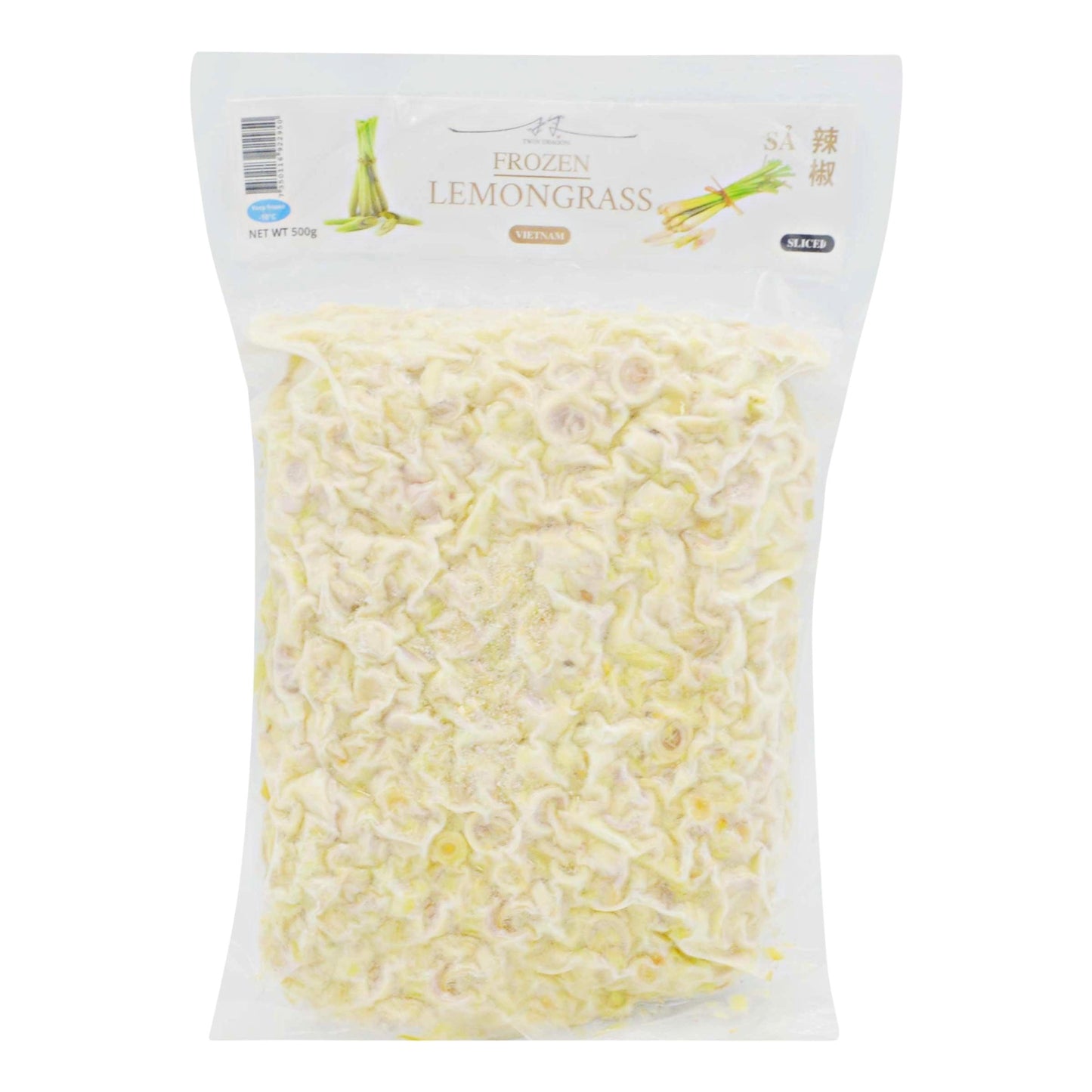 FROZEN LEMONGRASS SLICED 20 x 500g TWIN DRAGON
