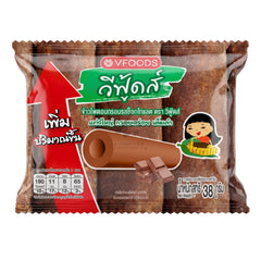 CORN ROLL CHOCOLATE FLAVOR (6PCS X 38G) 12 x 228g V-FOODS