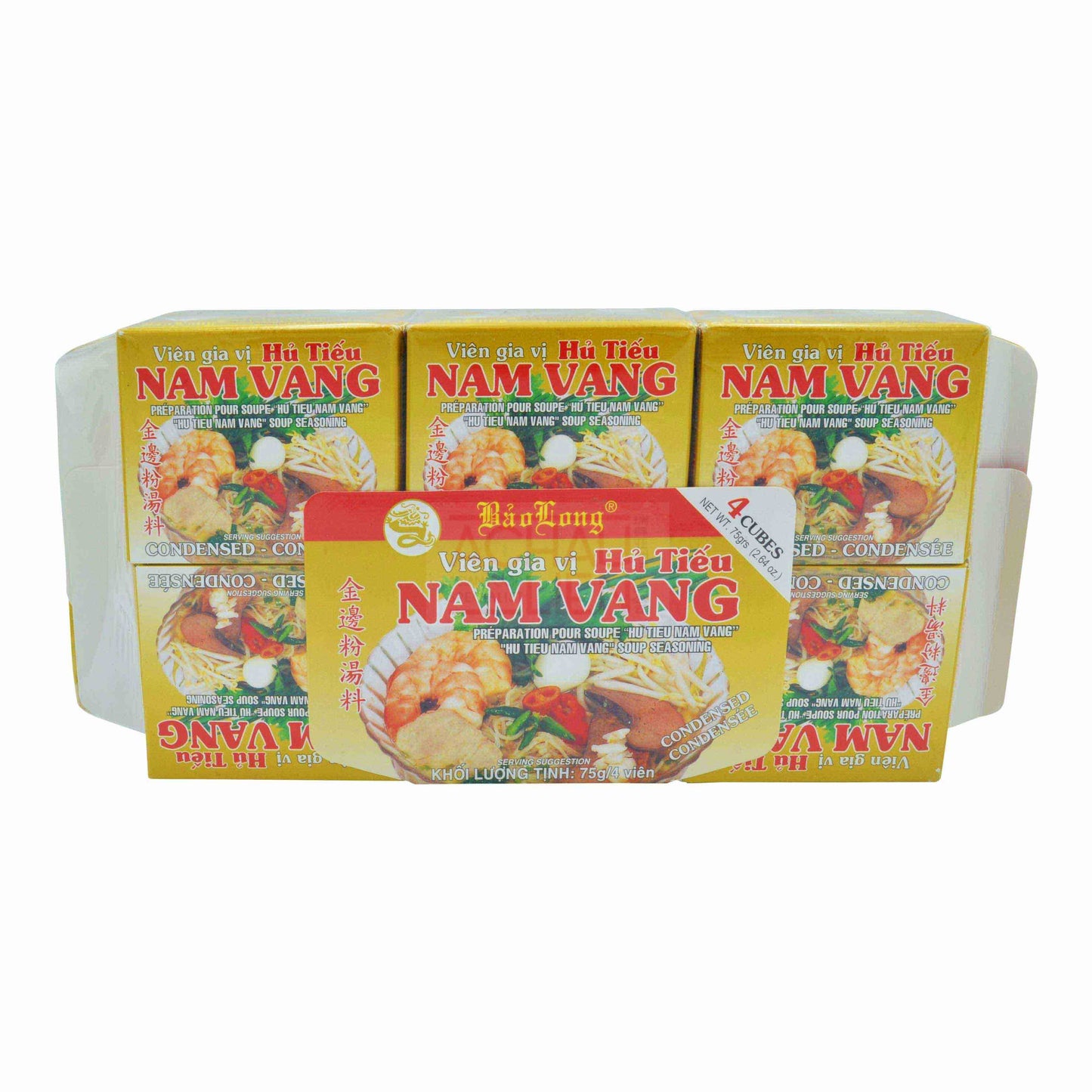 HU TIEU NAM VANG SOUP SEASONING (75G X 12PCS) 12 x 900g BAO LONG