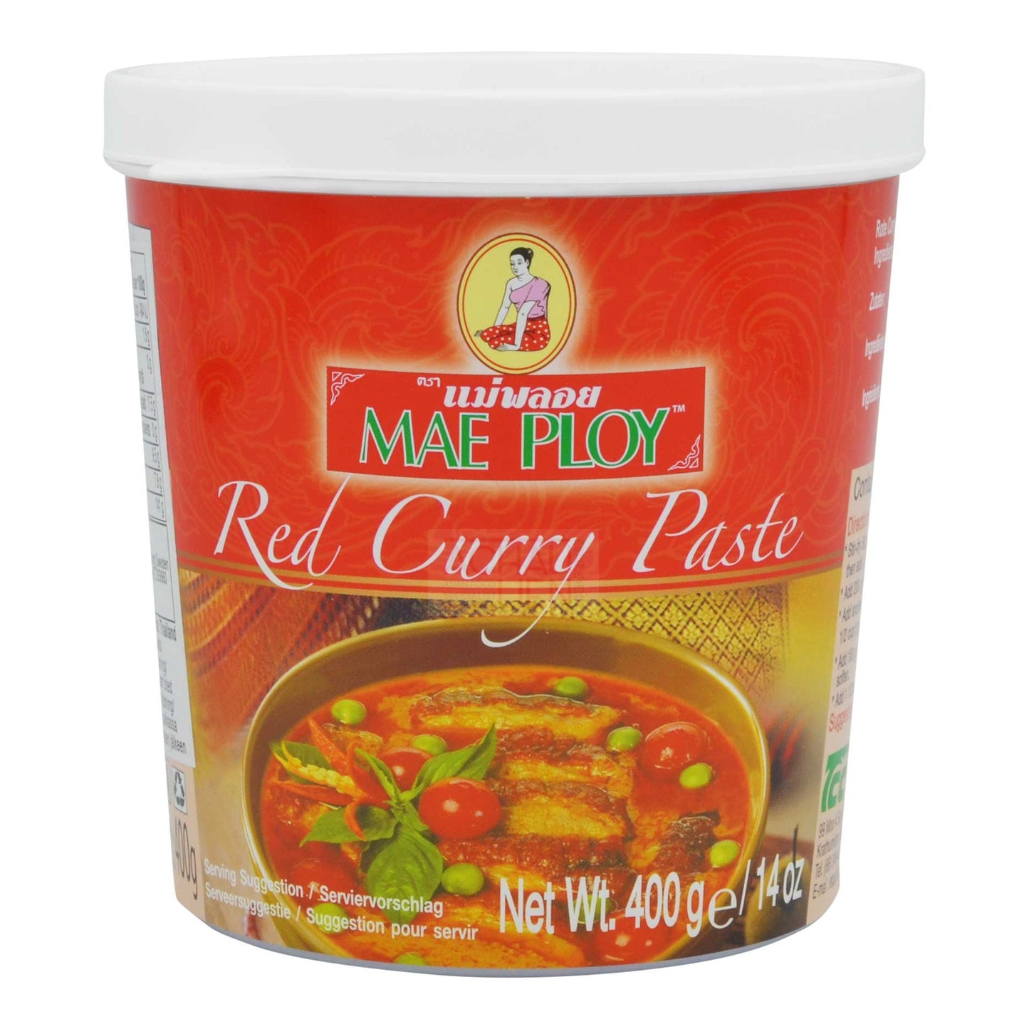 RED CURRY PASTE 24 x 400g MAE PLOY