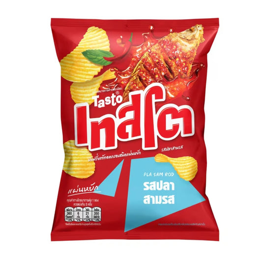 POTATO CHIPS PLA SAM ROD FLAVOR 24 x 69g TASTO