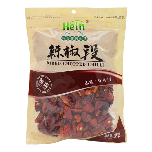 DRIED CHOPPED CHILLI 50 x 100g HEIN