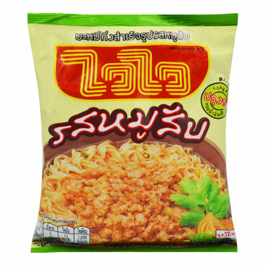 INSTANT NOODLES MINCED PORK (30PCS X 60G) 6 x 1.8kg WAI WAI