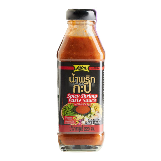 SPICY SHRIMP PASTE SAUCE (NAM PRIK KAPI) 12 x 220ml LOBO