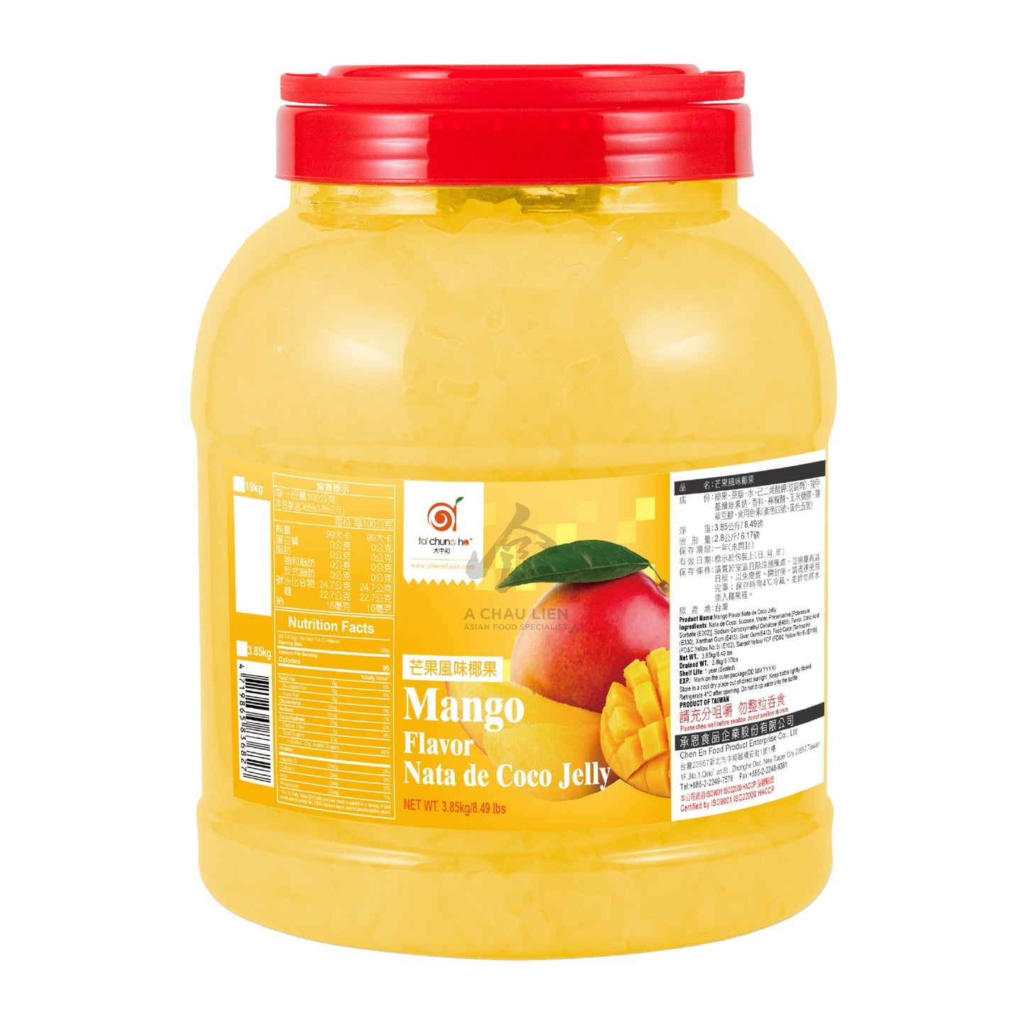 MANGO NATA DE COCO 4 x 3.85kg TACHUNGHO