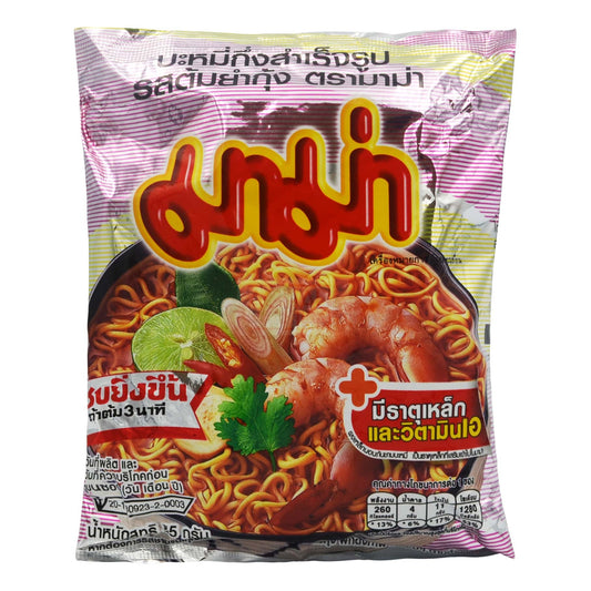 INSTANT NOODLES SHRIMP TOM YUM (30PCS X 55G) 6 x 1.65kg MAMA