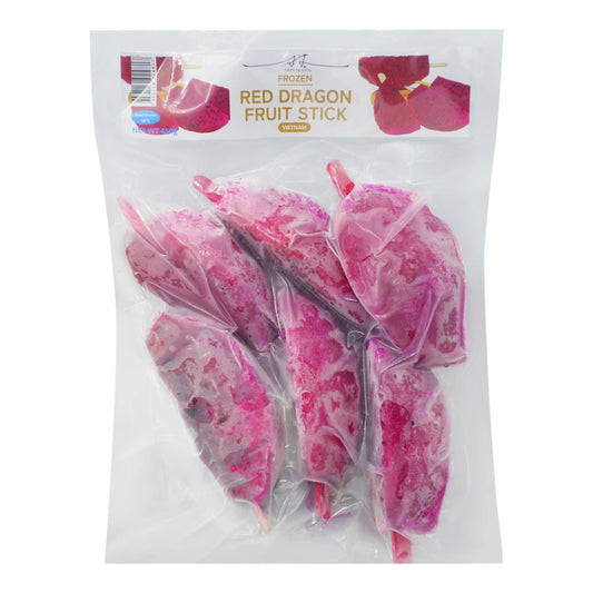 FROZEN RED DRAGON FRUIT STICK (6PCS X 75G) 10 x 450g TWIN DRAGON