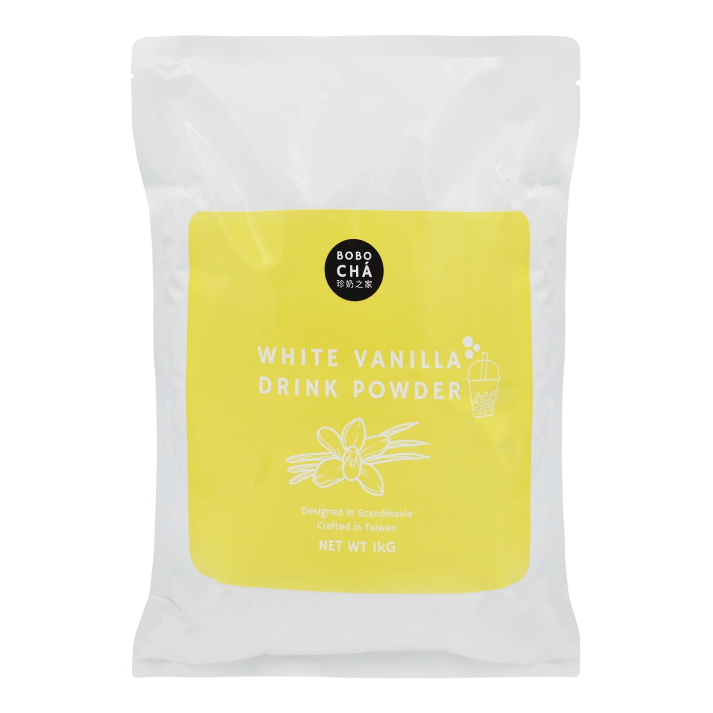WHITE VANILLA DRINK POWDER 20 x 1kg BOBO CHA