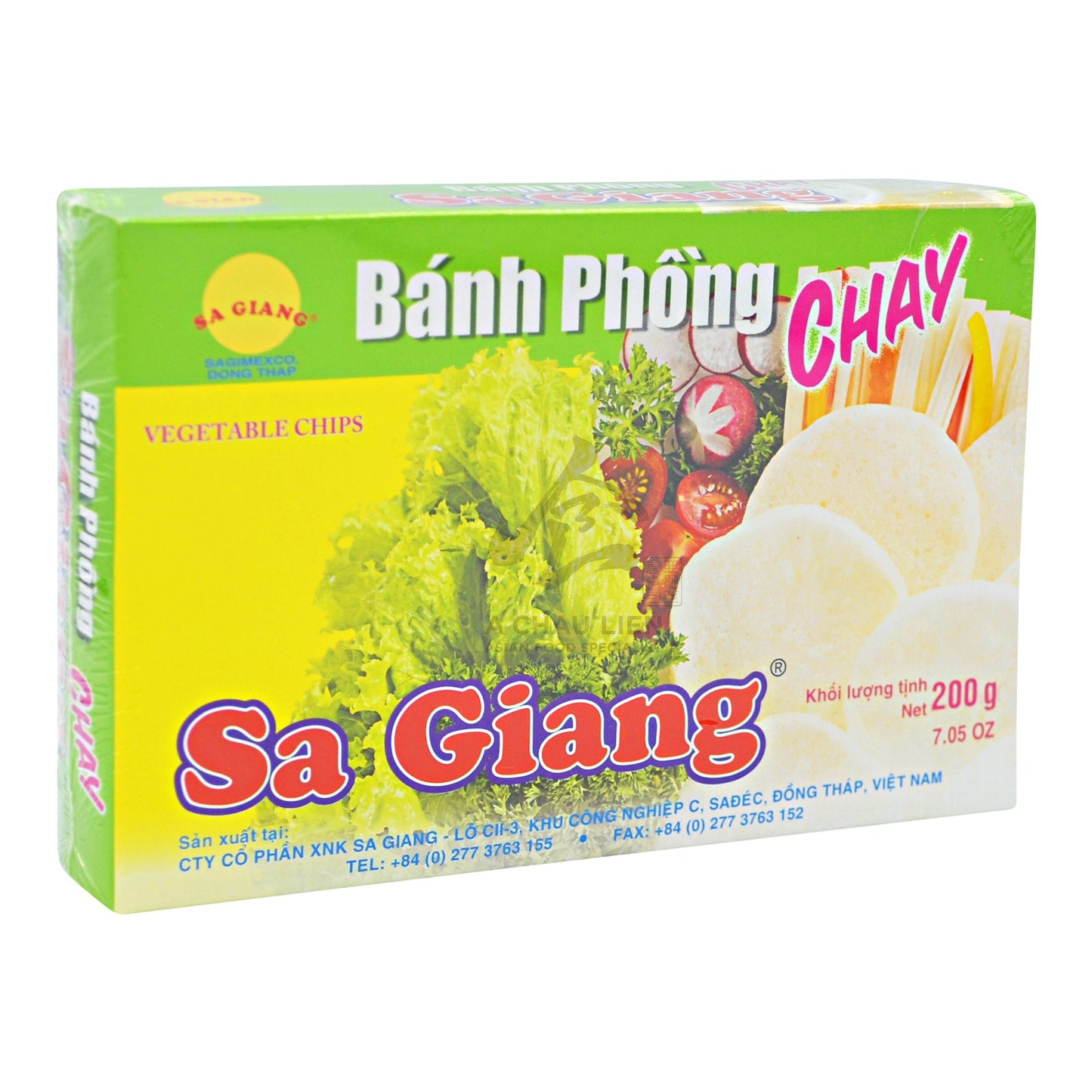 VEGETABLE CHIPS 55 x 200g SA GIANG
