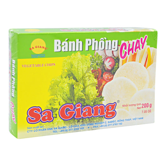 VEGETABLE CHIPS 55 x 200g SA GIANG