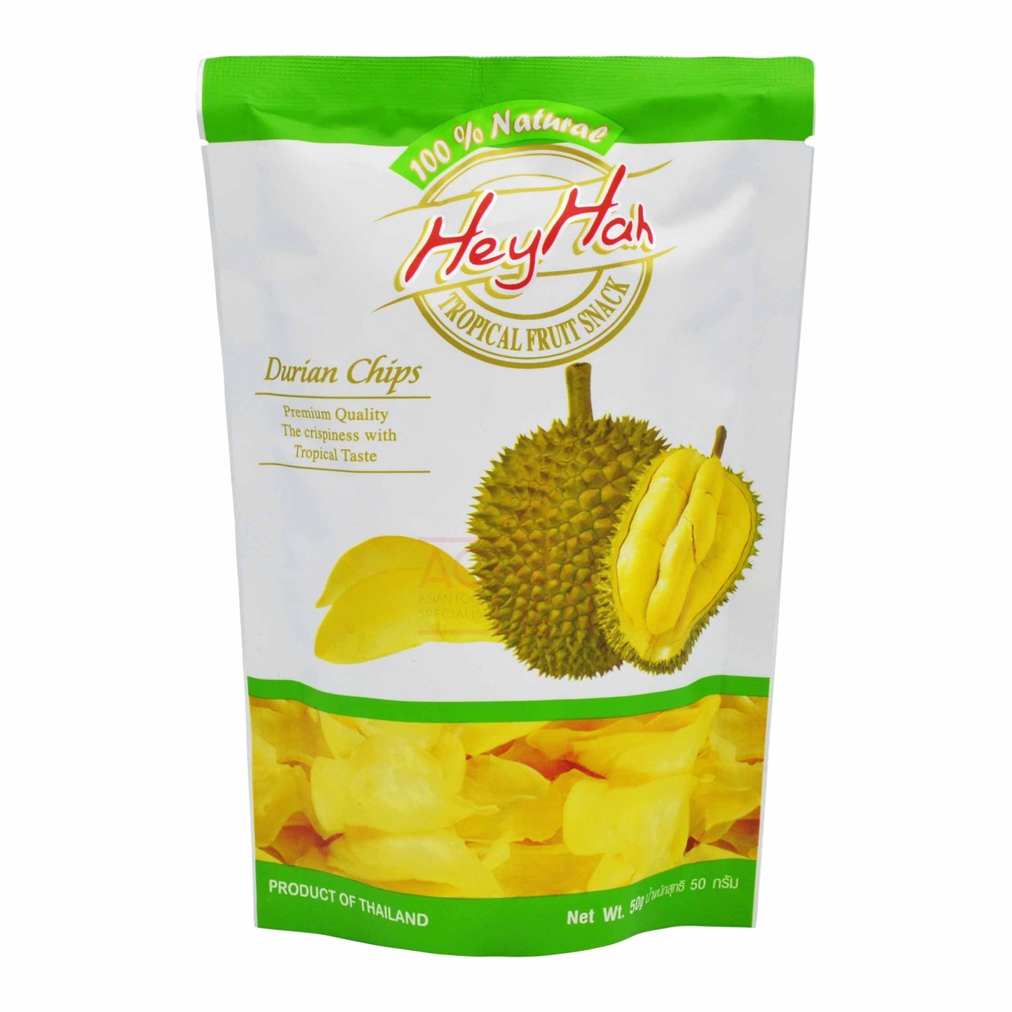 DURIAN CHIPS 48 x 50g HEY HAH