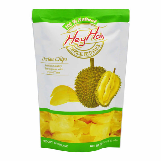 DURIAN CHIPS 48 x 50g HEY HAH