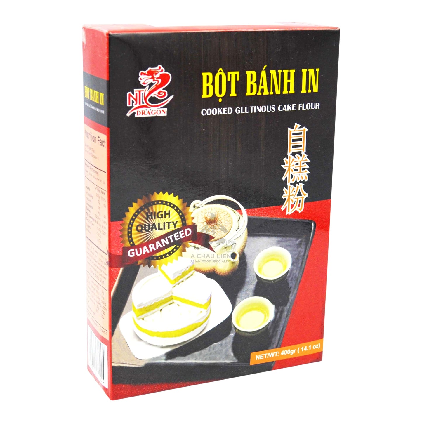 COOKED GLUTINOUS CAKE FLOUR BOT BANH IN 20 x 400g NT DRAGON