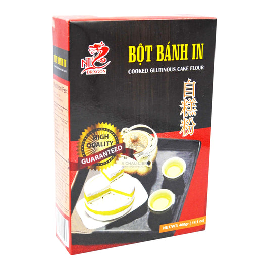 COOKED GLUTINOUS CAKE FLOUR BOT BANH IN 20 x 400g NT DRAGON