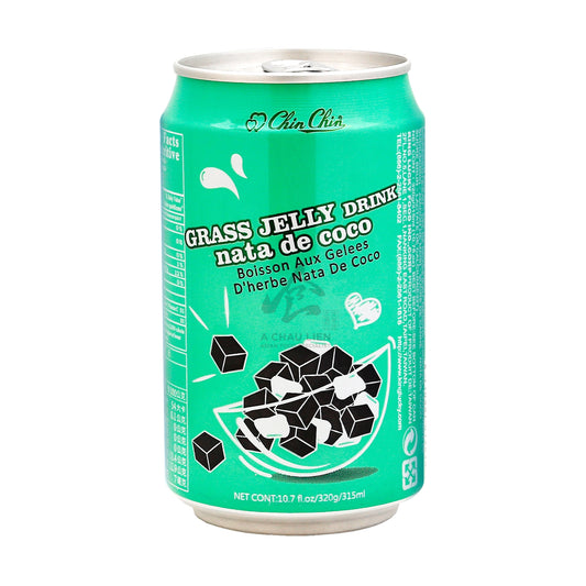 GRASS JELLY DRINK NATA DE COCO 24 x 315ml CHIN CHIN