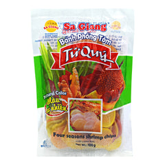 FOUR SEASONS SHRIMP CHIPS 120 x 100g SA GIANG