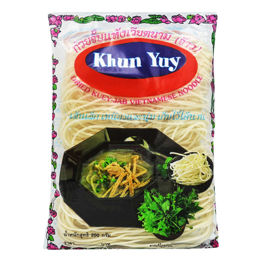 DRIED KUEY-JAB VIETNAMESE NOODLE 36 x 150g KHUN YUY