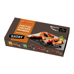 FROZEN YAKITORI CHICKEN SKEWERS SATAY (50PCS X 30G) SATAY 6 x 1.5kg SKYFOOD