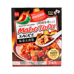MABO TOFU SAUCE EXTRA HOT 24 x 130g WANG