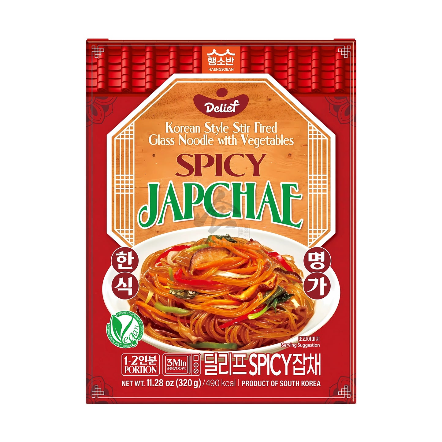 JAPCHAE HOT AND SPICY 12 x 320g DELIEF