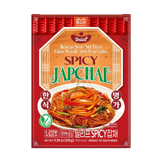 JAPCHAE HOT AND SPICY 12 x 320g DELIEF