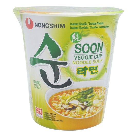 SOON VEGGIE NOODLE SOUP 12 x 67g NONGSHIM