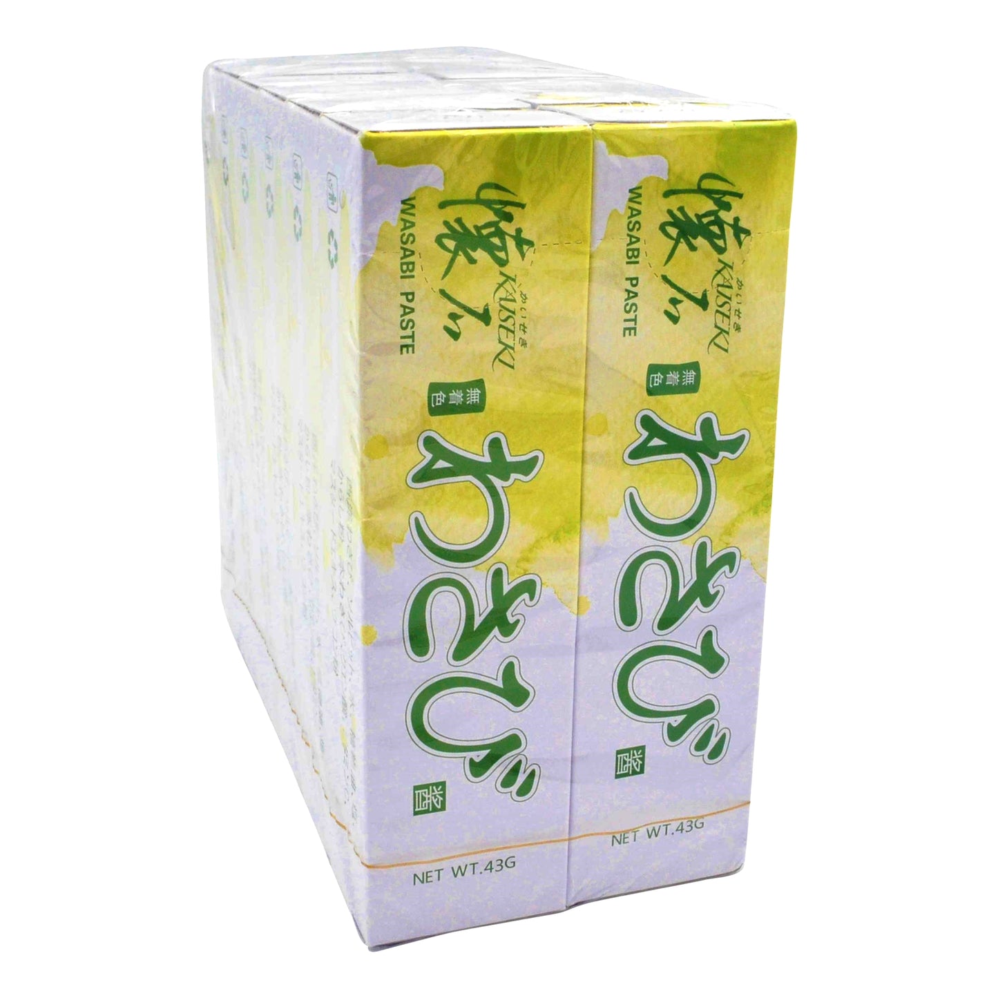 WASABI PASTE IN TUBE (12PCS X 43G) 6 x 516g KAISEKI