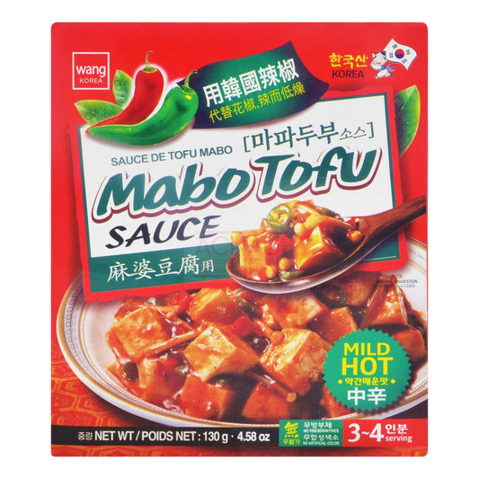 MABO TOFU SAUCE MILD HOT 24 x 130g WANG