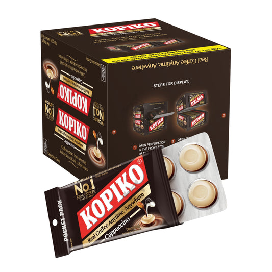 COFFEE CANDY CAPPUCCINO BLISTER (24PCS X 32G) 6 x 768g KOPIKO
