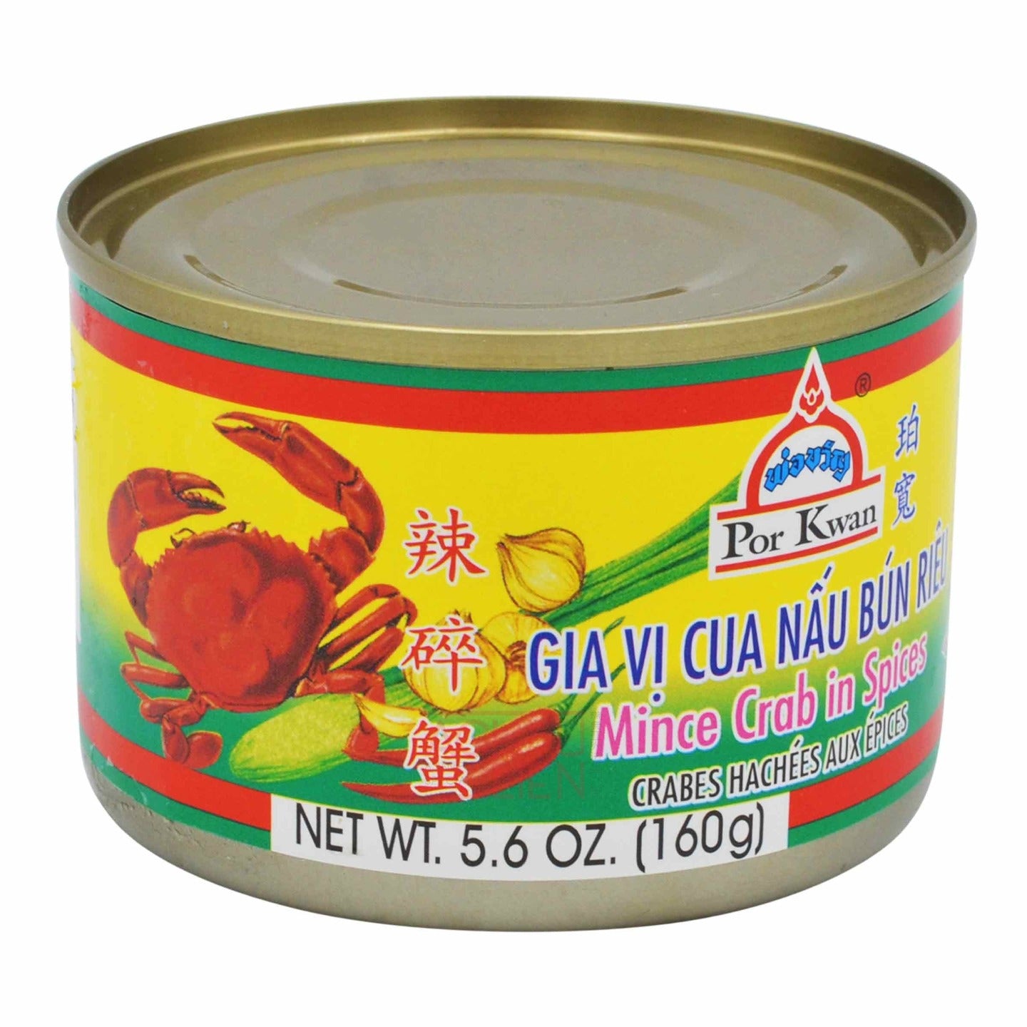 MINCE CRAB IN SPICES 48 x 160g POR KWAN