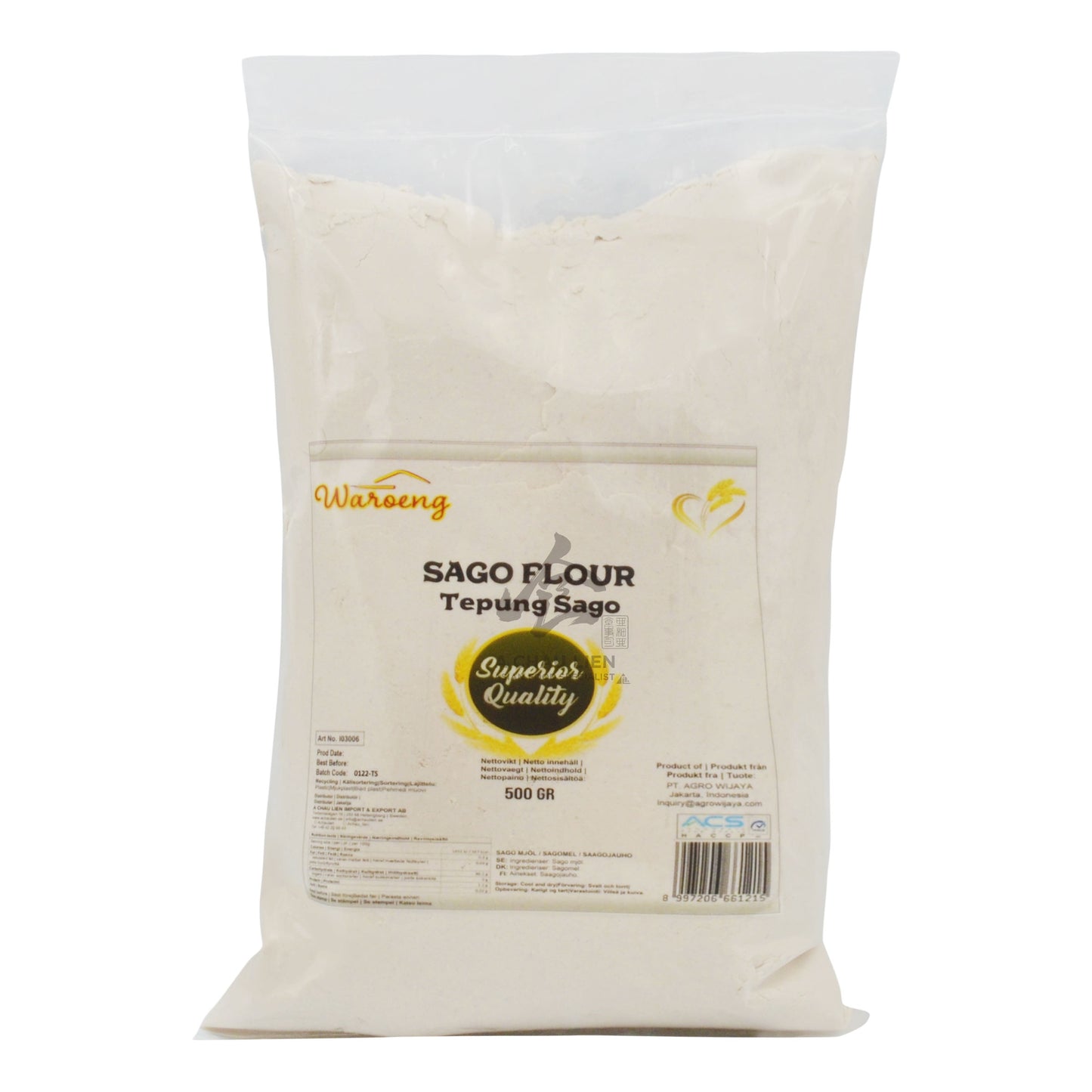 SAGO FLOUR 20 x 500g WAROENG