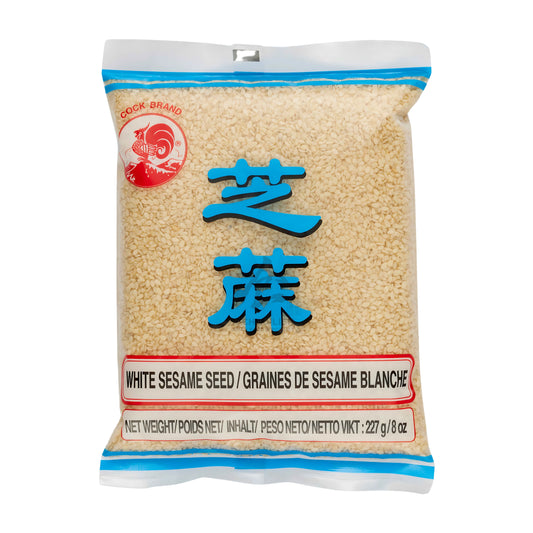 WHITE SESAME SEED 50 x 227g COCK BRAND